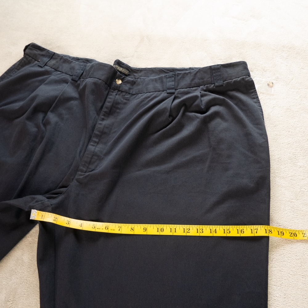 George Foreman Men's Big & Tall Blue Chino Pants Size 52x28 Relaxed Fit Plus - Picture 10 of 12